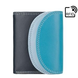 Женский кошелек из натуральной кожи Visconti Rainbow Zanzibar RB126 Blue Multi