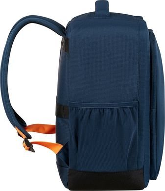 Рюкзак дорожный American Tourister Take2Cabin S для ручной клади в Ryanair 91G*004 Navy/Radiant Orange