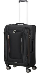 Валіза American Tourister Wanderlite текстильна на 4-х колесах MJ6*005 Shadow Black (середня)