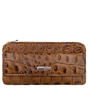 Ключниця Karya з натуральної шкіри з тисненням KR395-543-1 руда