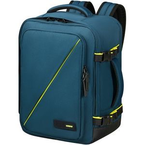 Рюкзак дорожный American Tourister Take2Cabin MS для ручной клади в Wizz Air и ноутбуке до 15,6" 91G*009 Harbor Blue