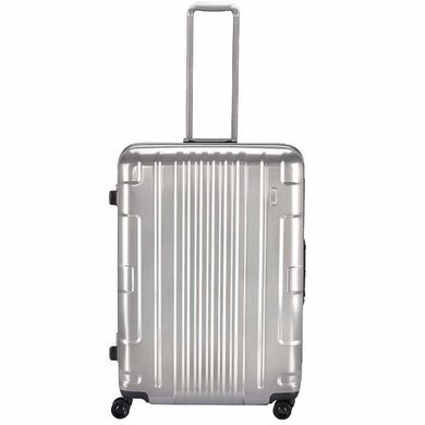 Валіза Lojel Kozmos із полікарбоната на 4-х колесах CF1375-2M Metal Silver (середня)