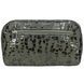 Большая косметичка Karya из зернистой кожи с лаком KR1-2029-592 темно-зеленая