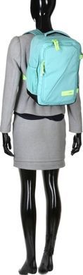 Рюкзак дорожній American Tourister Take2Cabin S для ручної поклажі в Ryanair 91G*004 Dusty Turquoise/Lime