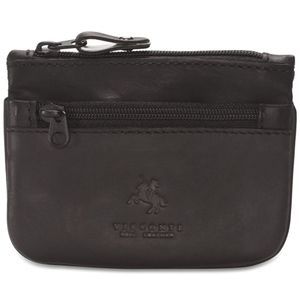 Ключниця з натуральної шкіри Visconti CP3 Black