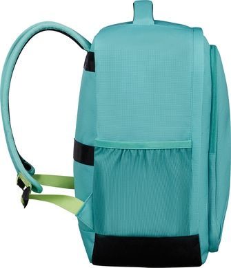 Рюкзак дорожній American Tourister Take2Cabin S для ручної поклажі в Ryanair 91G*004 Dusty Turquoise/Lime
