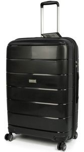 Чемодан Paklite Mailand Deluxe из полипропилена на 4-х колесах TL074249-01 Black (большой)