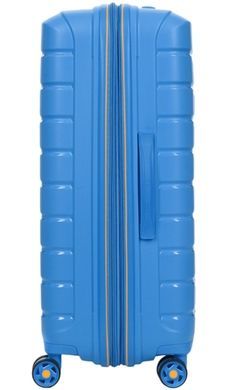 Чемодан Roncato B-Flying из полипропилена на 4-х колесах с расширением 418182 Sky blue (средний)