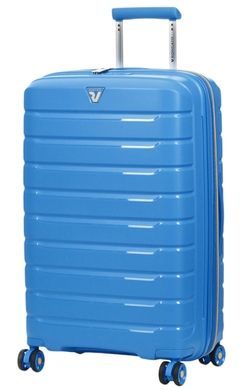 Чемодан Roncato B-Flying из полипропилена на 4-х колесах с расширением 418182 Sky blue (средний)