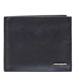 Портмоне з натуральної шкіри c RFID захистом Tony Perotti NEW Contatto 3538 nero, Black (черный)