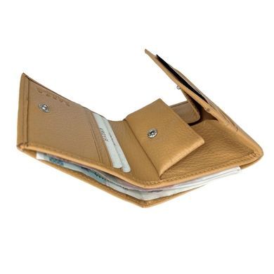 Кошелек женский из натуральной мелкозернистой кожи Karya 1203-56 желтый