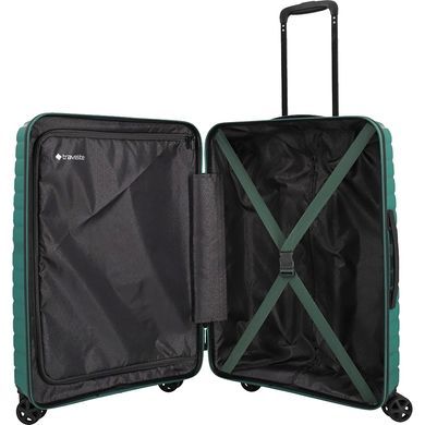 Чемодан Travelite Trient из полипропилена на 4-х колесах TL076548-80 Green (средний)