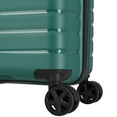 Чемодан Travelite Trient из полипропилена на 4-х колесах TL076548-80 Green (средний)