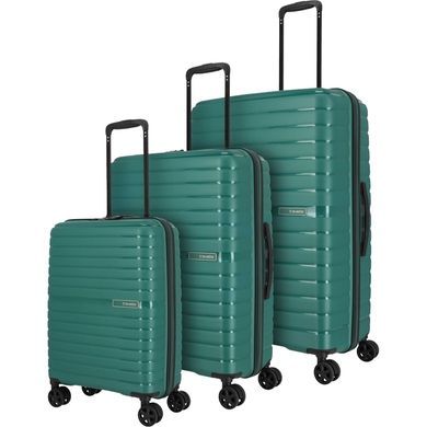 Чемодан Travelite Trient из полипропилена на 4-х колесах TL076548-80 Green (средний)