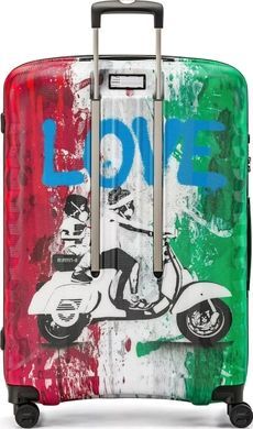 Валіза Roncato UNO ART з полікарбонату на 4-х колесах 5091/0151 Vespa (велика)
