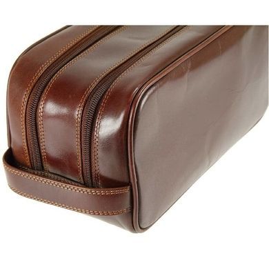 Кожаный несессер из натуральной кожи Visconti Monza Naples MZ100 Italian Black, Коричневый