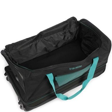 Дорожня сумка на 2-х колесах Travelite Basics TL9000276 black/petrol (велика)
