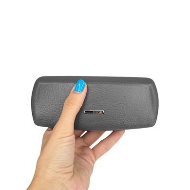 Футляр для очков Karya из зернистой кожи KR3005-081 серого цвета