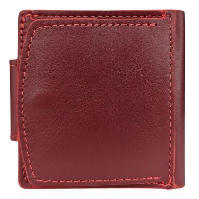 Кошелек женский Grande Pelle из натуральной гладкой кожи GP500660 красного цвета