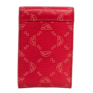 Кожаная кредитница  Tony Perotti Luxury 1703 красного цвета, *Rosso (красный), Натуральная кожа, С рисунком, Красный