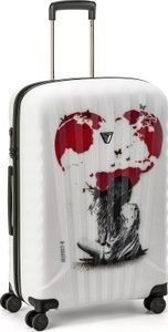 Чемодан Roncato UNO ART из поликарбоната на 4-х колесах 5092/0148 Heart (средний)