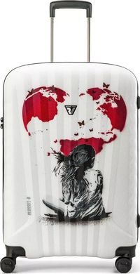 Валіза Roncato UNO ART з полікарбонату на 4-х колесах 5092/0148 Heart (середня)