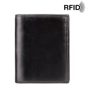 Портмоне из натуральной кожи Visconti Monza Milan с RFID MZ3 черное