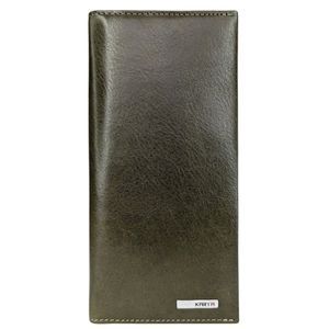 Мужской купюрник Karya из натуральной гладкой кожи KR0476-617 хаки