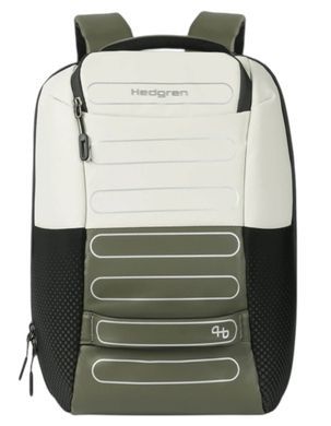 Рюкзак Hedgren Comby Performance Handle M P з відділенням для ноутбуку до 15,6" HCMBP07/904 Grey/Olive