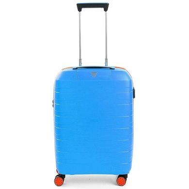 Чемодан из полипропилена на 4-х колесах Roncato Box 2.0 5543/1208 Orange/Electric blue (малый)