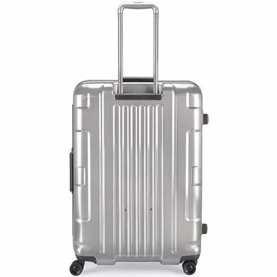 Валіза Lojel Kozmos із полікарбоната на 4-х колесах CF1375-2L Metal Silver (велика)