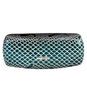 Футляр для очков Karya из лакированной кожи KR3005-020-1 зелено-коричневого цвета