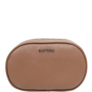 Поясная сумка из натуральной кожи Mattioli 044-18C рыжий монако, Рыжий