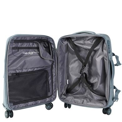 Чемодан Hedgren Comby Weekend текстильный на 4-х колесах HCMBY13/059-01 Grey Green (малый)