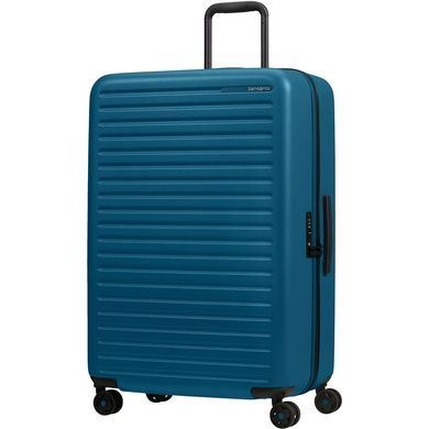 Валіза Samsonite StackD із полікарбонату Macrolon на 4-х колесах KF1*003 Petrol (велика)