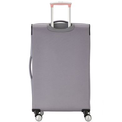 Чемодан Titan Spotlight Soft текстильный на 4-х колесах 384404 (большой), 3844-04 Grey Sorbet, Большой L, 3,5 кг, 100-125 літрів, 109/121 л, 47 x 77 x 33/37 см, Одинарна, від 3 до 4 кг, З розширенням, Сірий