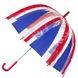 Парасолька-тростина жіноча Incognito-30 PVC Dome L736 Union Jack (Прапор), Синій