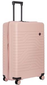 Чемодан из полипропилена на 4-х колесах Bric's B|Y Ulisse B1Y08427 (средний), B1Y-254-Pearl Pink, Гигант XL, 4,8 кг, 125+ літрів, 120/132 л, 53 x 79 x 31/35 см, Одинарна, більше 4 кг, З розширенням, Рожевий