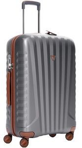 Валіза Roncato E-Lite з полікарбонату на 4-х колесах 5232/3445 Titanium/Cognac (середня)