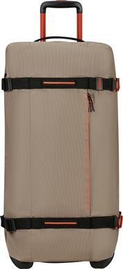 Сумка дорожня з просоченням від вологи на 2-х колесах American Tourister Urban Track L MD1*203;15 LMTD Beige/Orange (велика)