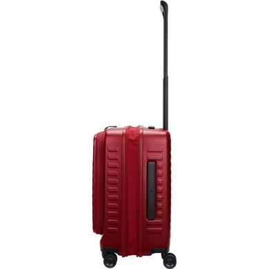 Чемодан Lojel Cubo V4 из поликарбоната на 4-х колесах Lj-1627-90421 Burgundy (малый) с отделением для ноутбука до 15"