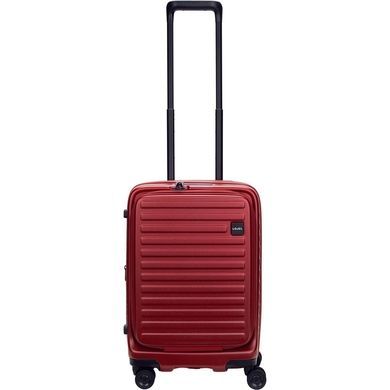 Чемодан Lojel Cubo V4 из поликарбоната на 4-х колесах Lj-1627-90421 Burgundy (малый) с отделением для ноутбука до 15"