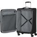 Легка валіза American Tourister AeroSpin текстильна на 4-х колесах MH6*002;09 Black (середня)