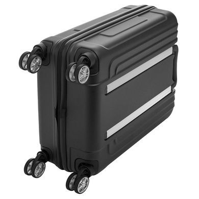 Валіза Titan X-Ray Atomic з полікарбонату на 4-х колесах 700804 (велика), 7008-01 Atomic Black, Мала S, 2,4 кг, 0-50 літрів, 40 л, 40 x 55 x 20 см, Одинарна, від 2 до 3 кг, Без розширення, Чорний, МАУ (40х55х20), Wizz Air (40х55х23), Ryanair (40х55х20), Lufthansa (40х55х23), Turkish Airlines (40x55x23), British Airways (45x56x25), LOT Polish Airlines (40x55x23), Czech Airlines (45x55x25), Air Canada (40x55x23), EasyJet (45х56х25), Air Baltic (40x55x23), Belavia (40х55х25), Air Arabia (40х55х20), Austrian (40x55x23), Swiss (40x55x23), Smart Wings (45x56x25), Germanwings (40x55x23)