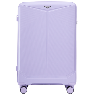 Чемодан Wings Cockatiel из полипропилена на 4-х колесах wg-ckpp-l-wv White purple (большой)