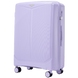 Чемодан Wings Cockatiel из полипропилена на 4-х колесах wg-ckpp-l-wv White purple (большой)
