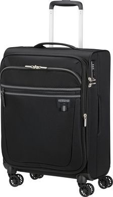 Легка валіза American Tourister AeroSpin текстильна на 4-х колесах MH6*001;09 Black (мала)