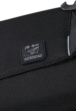 Легка валіза American Tourister AeroSpin текстильна на 4-х колесах MH6*001;09 Black (мала)