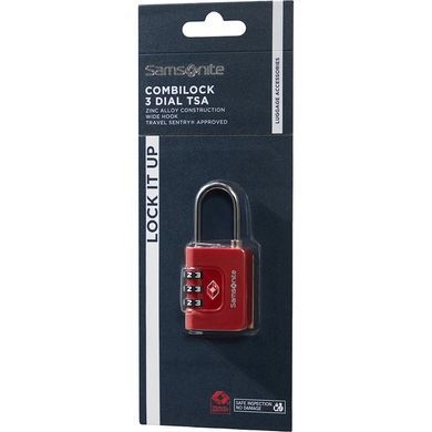 Замок Samsonite TA Revolution кодовый TSA KR7*009 Red