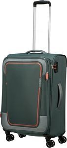 Валіза American Tourister Pulsonic текстильна на 4-х колесах MD6*002;09 Dark Forest (середня)